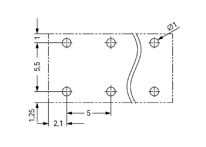 Клемма для печатной платы WAGO 2086-3102/300-000, 2 pin, 0.14мм² - 1.50мм², 630В, 17.5А, CS: 5мм, (1 шт)