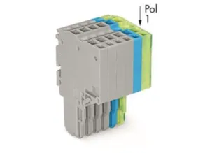 Внутренний разъём WAGO 2020-206/000-038, 6 pin, 0.5мм²-1.5мм², 500В, 13.5А, CS: 3.5мм, (1 шт)