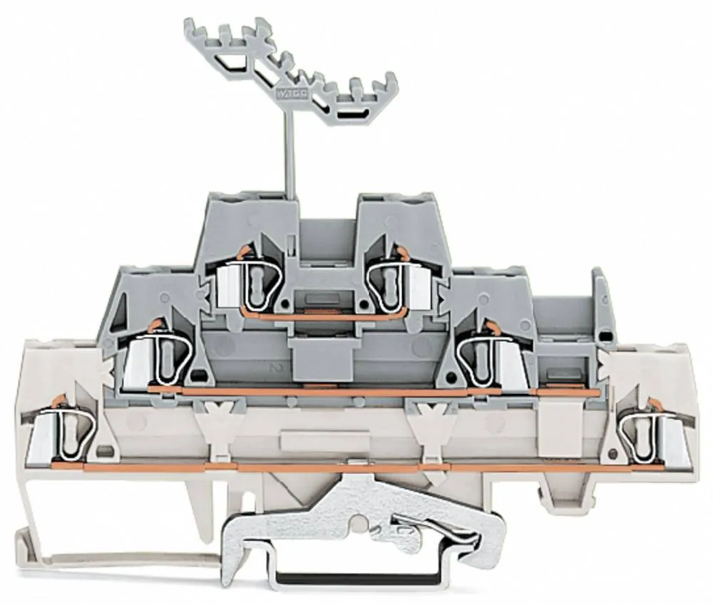 Трехуровневая клемма WAGO 280-548, 6 pin, 0.08мм² - 2.50мм², 500В, 20А, (40 шт)