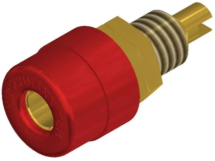 930176701, SKS-HIRSCHMANN BIL 20 Au - Лабораторное гнездо, Ø-контакта: 4 мм, красный : 1 шт.