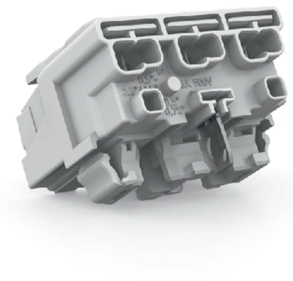 Разъем питания сети WAGO 294-8113, 3 pin, 0.5мм² - 2.5мм², 24А, (500 шт)