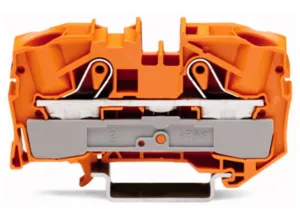 Проходная клеммная колодка WAGO 2016-1202, 1 pin, 0.5мм²-16мм², 550В, 76А, (1 шт)