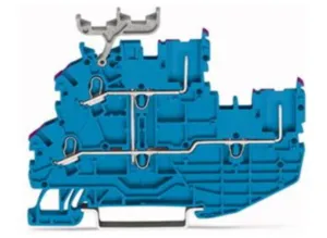 Двухуровневая клемма WAGO 2020-2209, 1 pin, 0.14мм²-1.5мм², 500В, 13.5А, (1 шт)