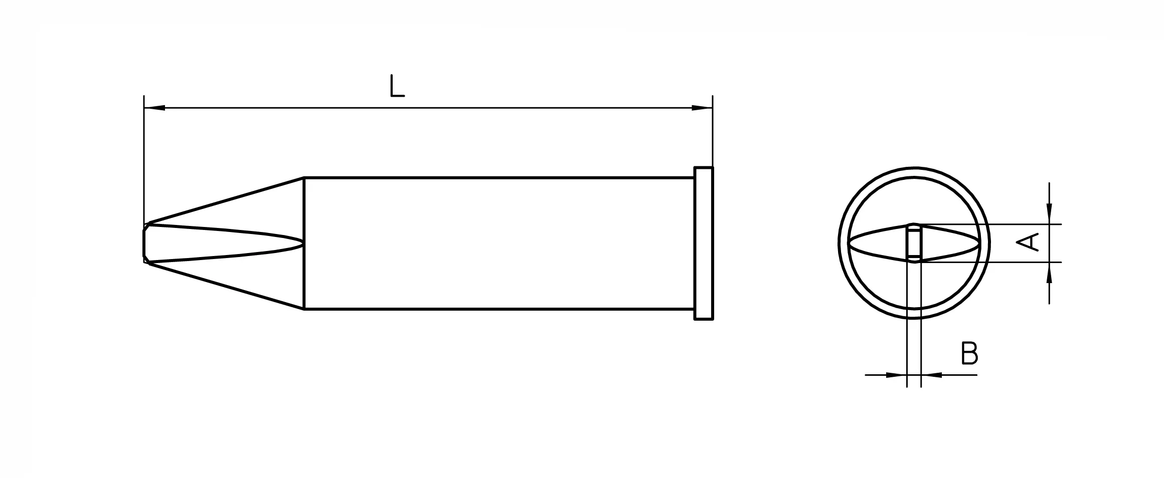 Паяльное жало Weller T0054480499 XHT C