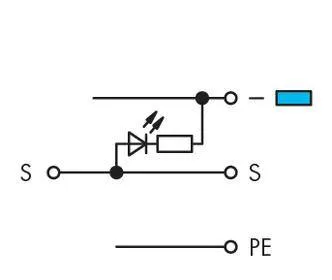Светодиодная клемма WAGO 280-572/281-434, 4 pin, 0.08мм² - 2.50мм², 24В, 20А, конф: L, (50 шт)