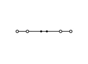 Проходная клеммная колодка WAGO 870-833, 1 pin, 0.08мм²-2.5мм², 500В, 24А, (1 шт)