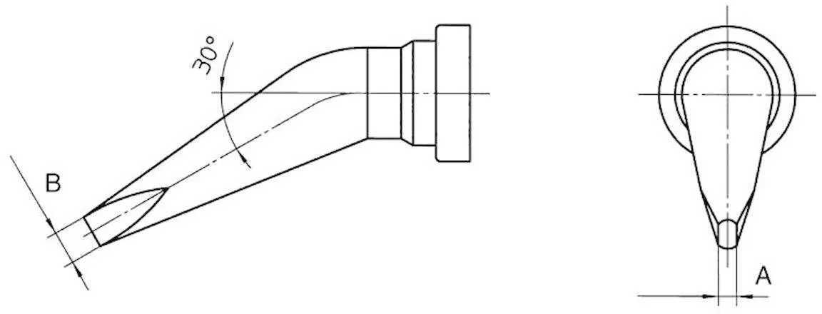 Паяльное жало Weller T0054442099 LT HX