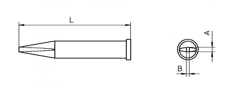 Паяльное жало Weller T0054470199 XT AL