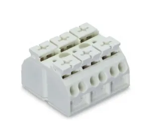 Клеммная колодка для монтажа на шасси WAGO 862-603, 3 pin, 0.5мм²-4.0мм², 500В, 32А, CS: 12мм, (1 шт)
