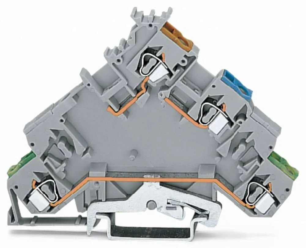 Клемма бесконтактного переключателя WAGO 280-574, 4 pin, 0.08мм² - 2.50мм², 400В, 20А, конф: L, (10 шт)