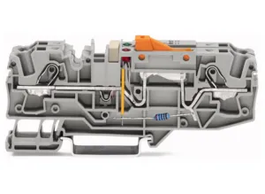 Клемма отключения заземляющего проводника WAGO 2006-1671/1000-849, 2 pin, 0.5мм²-10мм², 500В, 30А, (1 шт)