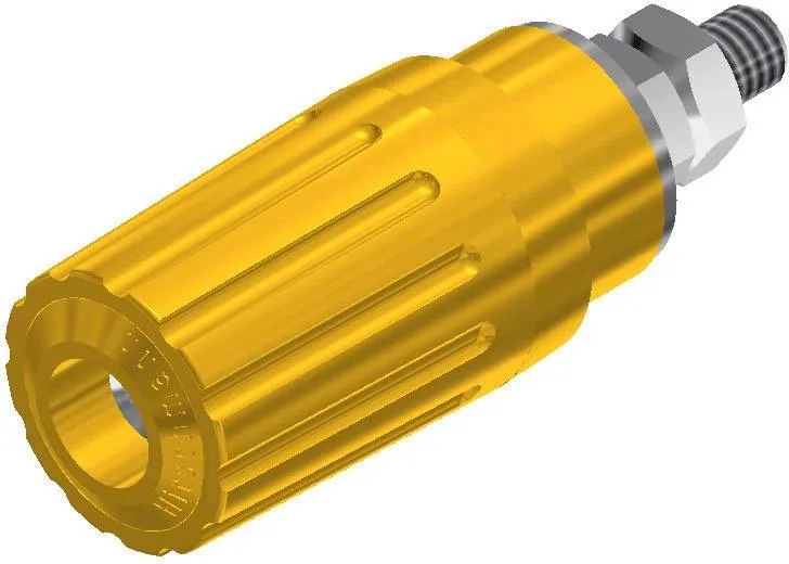 930757103, SKS-HIRSCHMANN PKI 100 - Полюсной зажим, 35 А, желтый : 1 шт.