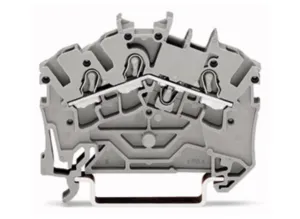 Проходная клеммная колодка WAGO 2002-6305, 1 pin, 0.25мм²-2.5мм², 550В, 24А, (1 шт)