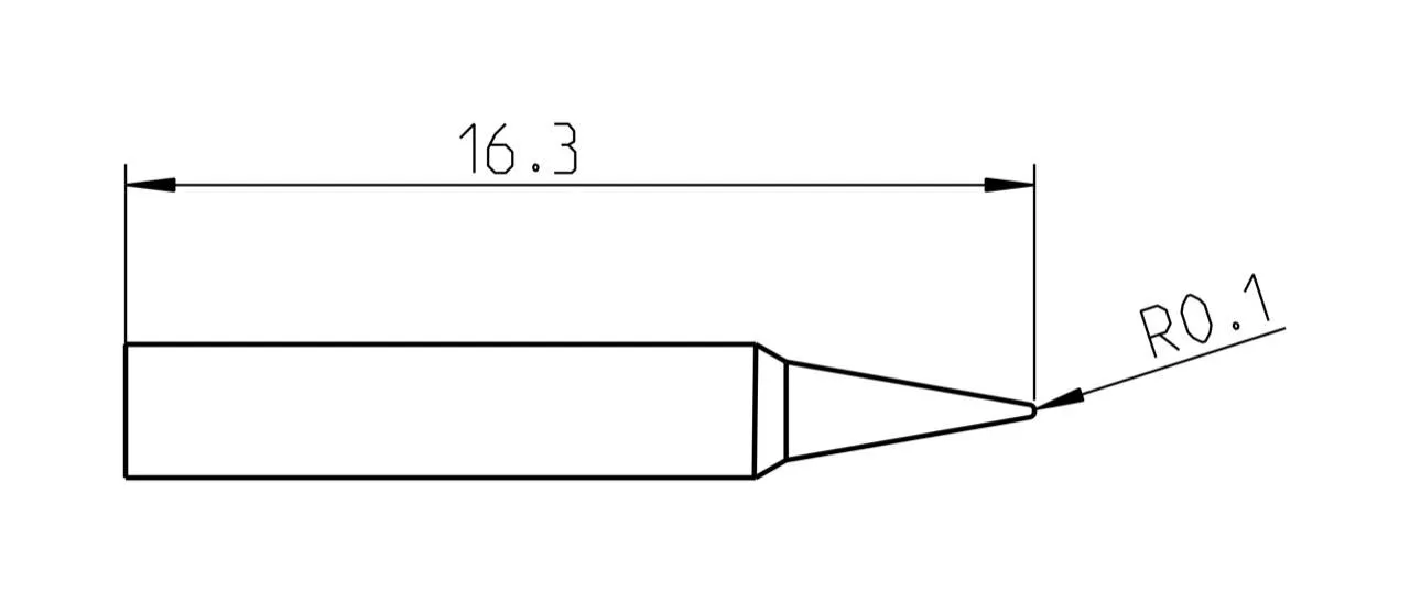 Паяльное жало Weller T0050101599 RTP 002 C MS