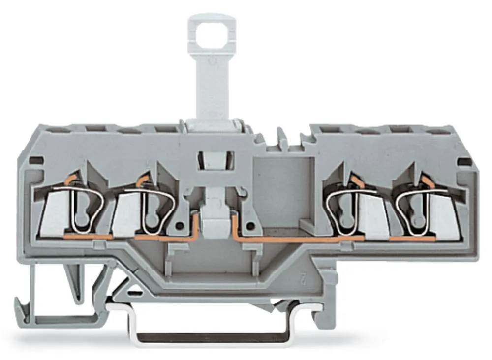 N клемма с разделителем WAGO 280-695, 4 pin, 0.08мм² - 2.50мм², 400В, 10А, (50 шт)