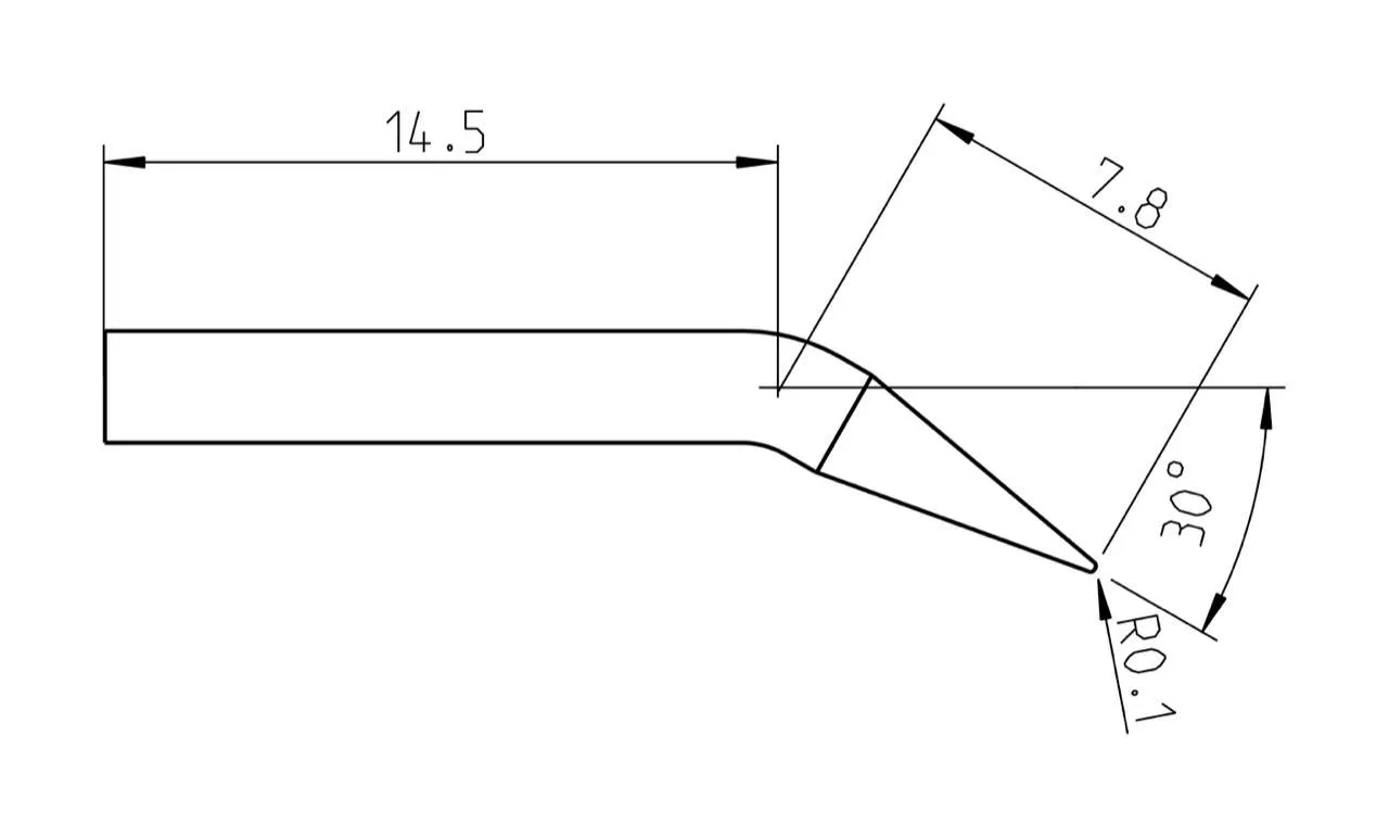Паяльное жало Weller T0050103699 RTP 002 C X