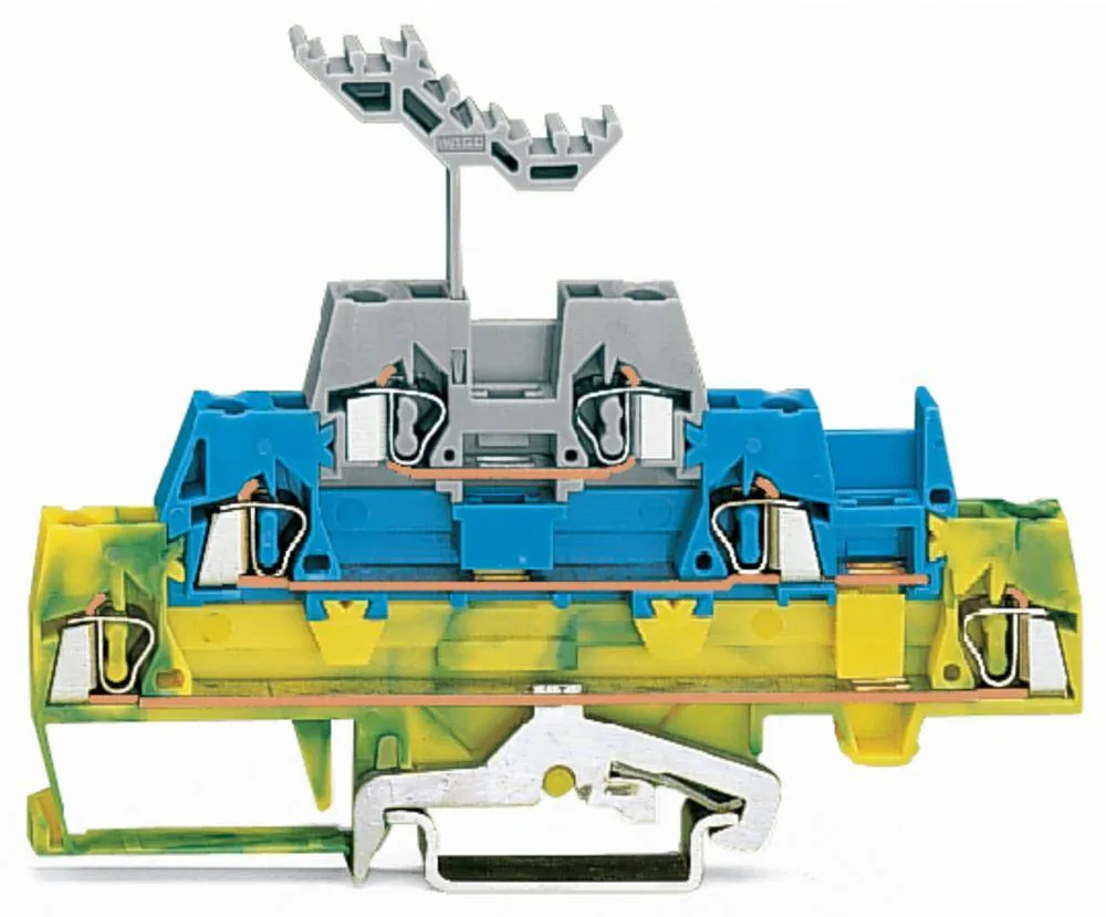 Трехуровневая клемма WAGO 280-547, 6 pin, 0.08мм² - 2.50мм², 500В, 20А, (40 шт)