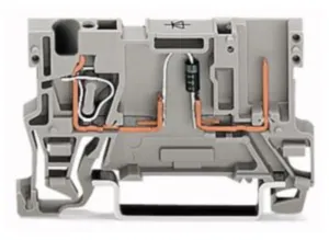 Диодная клемма WAGO 769-238/281-411, 1 pin, 0.08мм²-4.0мм², 250В, 0.5А, (1 шт)