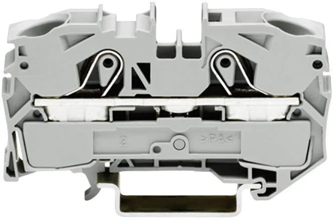 Клемма WAGO 2016-1201, 2 pin, 0.50мм² - 24мм², 800В, 76А, конф: L, (1 шт)