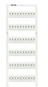 Маркерная карта WAGO 793-518, (1 шт)