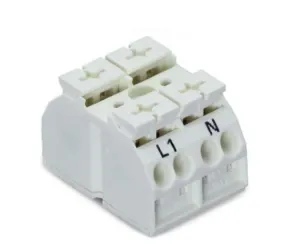 Клеммная колодка WAGO 862-1632/999-950, 2 pin, 0.5мм²-4.0мм², 440В, 28А, CS: 12мм, (1 шт)