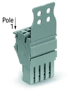 Внутренний разъём WAGO 2022-101/132-000, 1 pin, 0.75мм²-4.0мм², 690В, 24А, CS: 5.2мм, (1 шт)