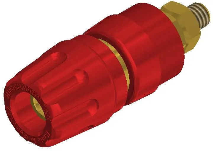 930103701, SKS-HIRSCHMANN PKI 10 A Au - Полюсный зажим, 35 А, красный : 1 шт.