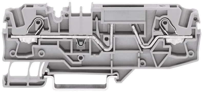 Клемма предохранителя WAGO 2002-1681, 2 pin, 0.25мм² - 4мм², 400В, 10А, конф: L, (1 шт)