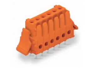 Гнездовой разъем WAGO 734-515, 15 pin, 160В, 10А, CS: 3.81мм, (1 шт)