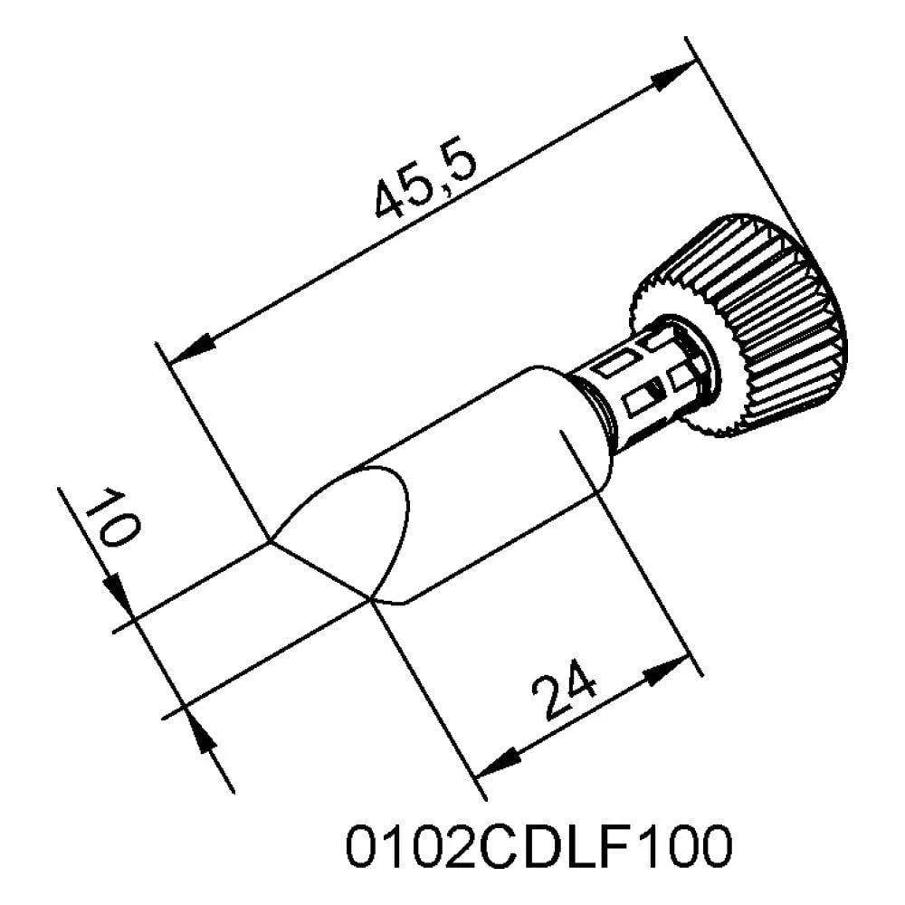 Паяльное жало Ersa 0102CDLF100C 