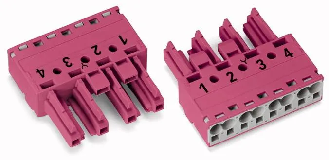 Разъем питания сети WAGO 770-284/081-000, 4 pin, 400В, 25А, (50 шт)