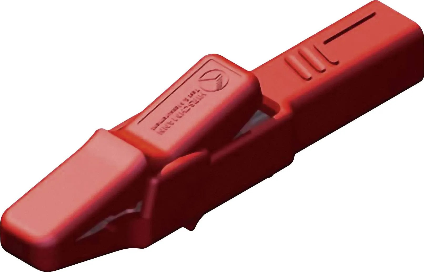 Захват "крокодил" SKS Hirschmann AK 2 B, 300 В, 25 А, 81 мм, красный : 1 шт.