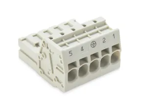 Штекер WAGO 831-3205/000-9032, 5 pin, 0.5мм²-10мм², 1000В, 41А, CS: 7.62мм, (1 шт)