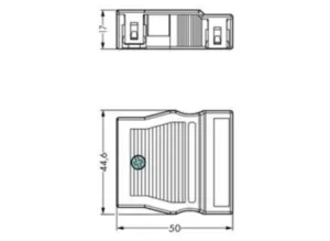 Корпус для компенсатора натяжения WAGO 770-504/023-000, (1 шт)