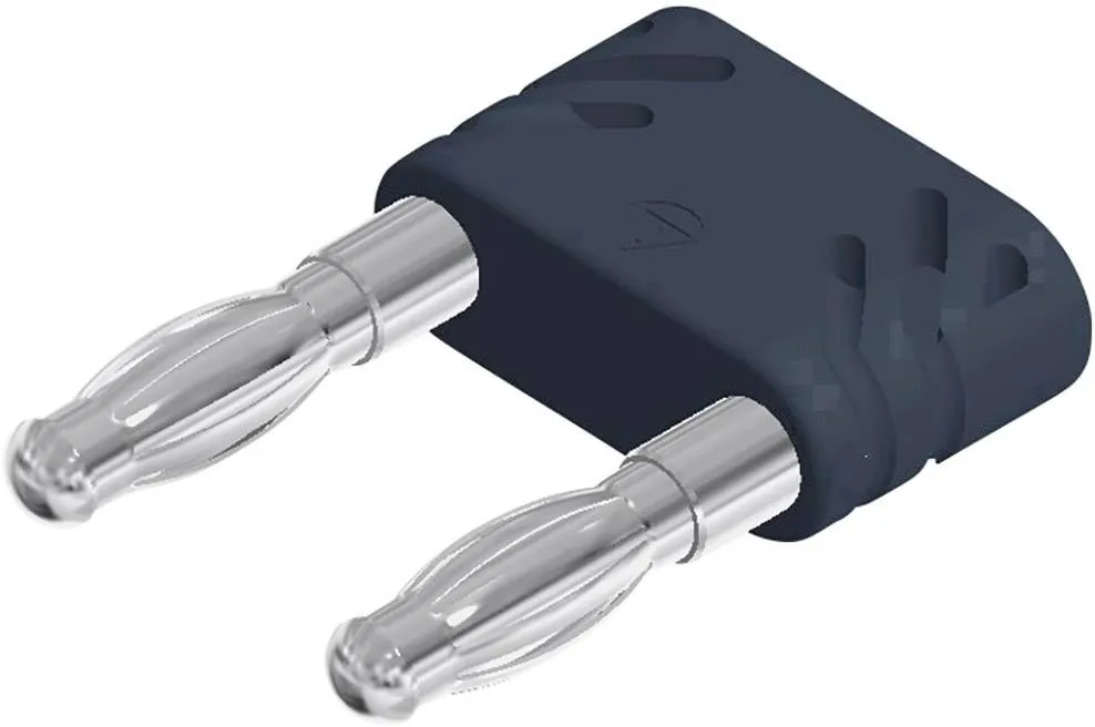 Короткозамыкающая перемычка SKS Hirschmann 972267100, KST 14/4, Ø 4мм, 60В, 32А, частично изолированный, черный, (1 шт)