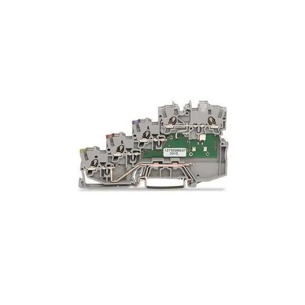 Клемма бесконтактного переключателя WAGO 2000-5417/1102-950, 10 pin, 0.14мм² - 1.50мм², 24В, 13.5А, (50 шт)
