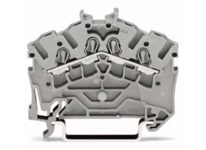 Проходная клеммная колодка WAGO 2002-6402, 1 pin, 0.25мм²-2.5мм², 550В, 24А, (1 шт)