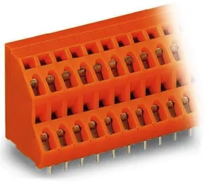 Клемма печатной платы WAGO 736-312, 12 pin, 0.08мм²-2.5мм², 320В, 21А, CS: 5.08мм, (1 шт)