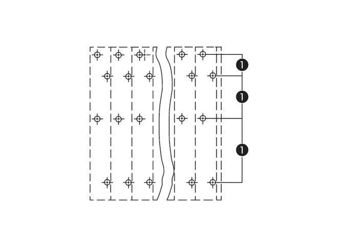 Четырехуровневая клемма WAGO 738-403, 12 pin, 0.08мм² - 2.50мм², 320В, CS: 5.08мм, (48 шт)
