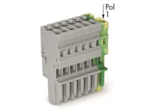 Внутренний разъём WAGO 769-108/000-036, 8 pin, 0.08мм²-4.0мм², 500В, 32А, CS: 5мм, (1 шт)