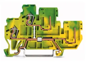 Клеммная колодка WAGO 870-107, 1 pin, 0.08мм²-2.5мм², 500В, 16А, (1 шт)