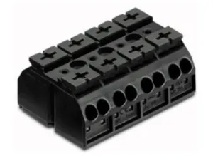 Клеммная колодка WAGO 862-504, 4 pin, 0.5мм²-4.0мм², 500В, 32А, CS: 12мм, (1 шт)