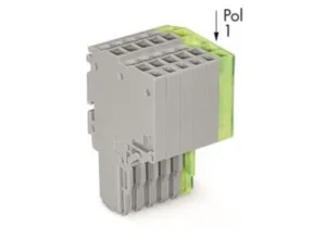 Внутренний разъём WAGO 2020-206/000-036, 6 pin, 0.5мм²-1.5мм², 500В, 13.5А, CS: 3.5мм, (1 шт)