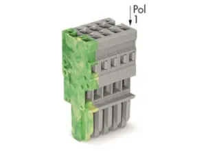 Внутренний разъём WAGO 769-105/000-037, 5 pin, 0.08мм²-4.0мм², 500В, 32А, CS: 5мм, (1 шт)