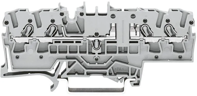Клемма предохранителя WAGO 2002-1881, 4 pin, 0.25мм² - 4мм², 400В, 10А, конф: L, (1 шт)
