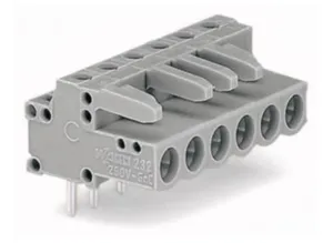 Гнездовой разъем WAGO 232-250, 20 pin, 320В, 12А, CS: 5мм, (1 шт)