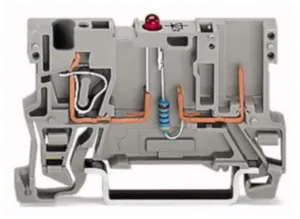 Клемма WAGO 769-239/281-434, 1 pin, 0.08мм²-4.0мм², 24В, 0.025А, (1 шт)