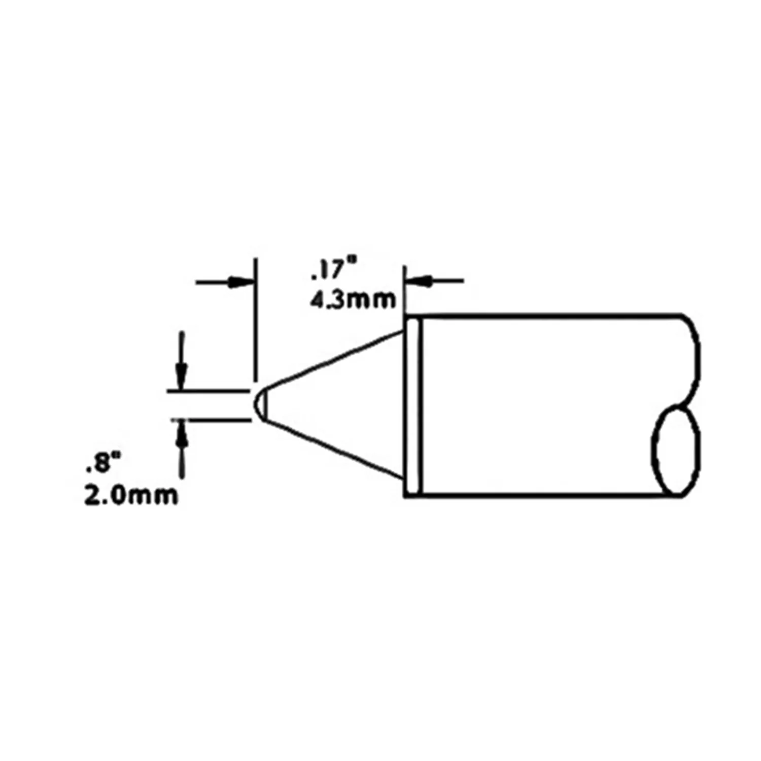 Картридж-наконечник Metcal CVC-8CN4302S 