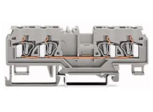 Проходная клеммная колодка WAGO 880-832, 1 pin, 0.08мм²-4.0мм², 800В, 20А, (1 шт)