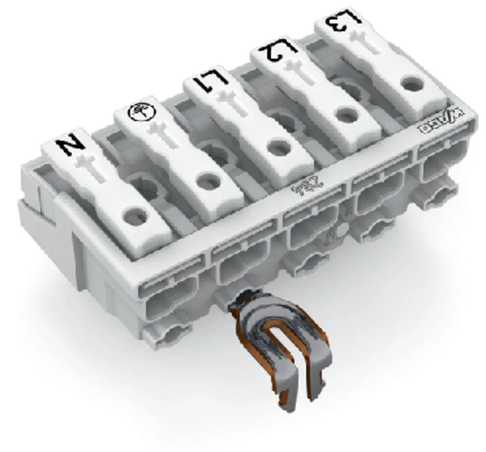 Разъем питания сети WAGO 294-5215, 5 pin, 0.5мм² - 1.5мм², 24А, (250 шт)